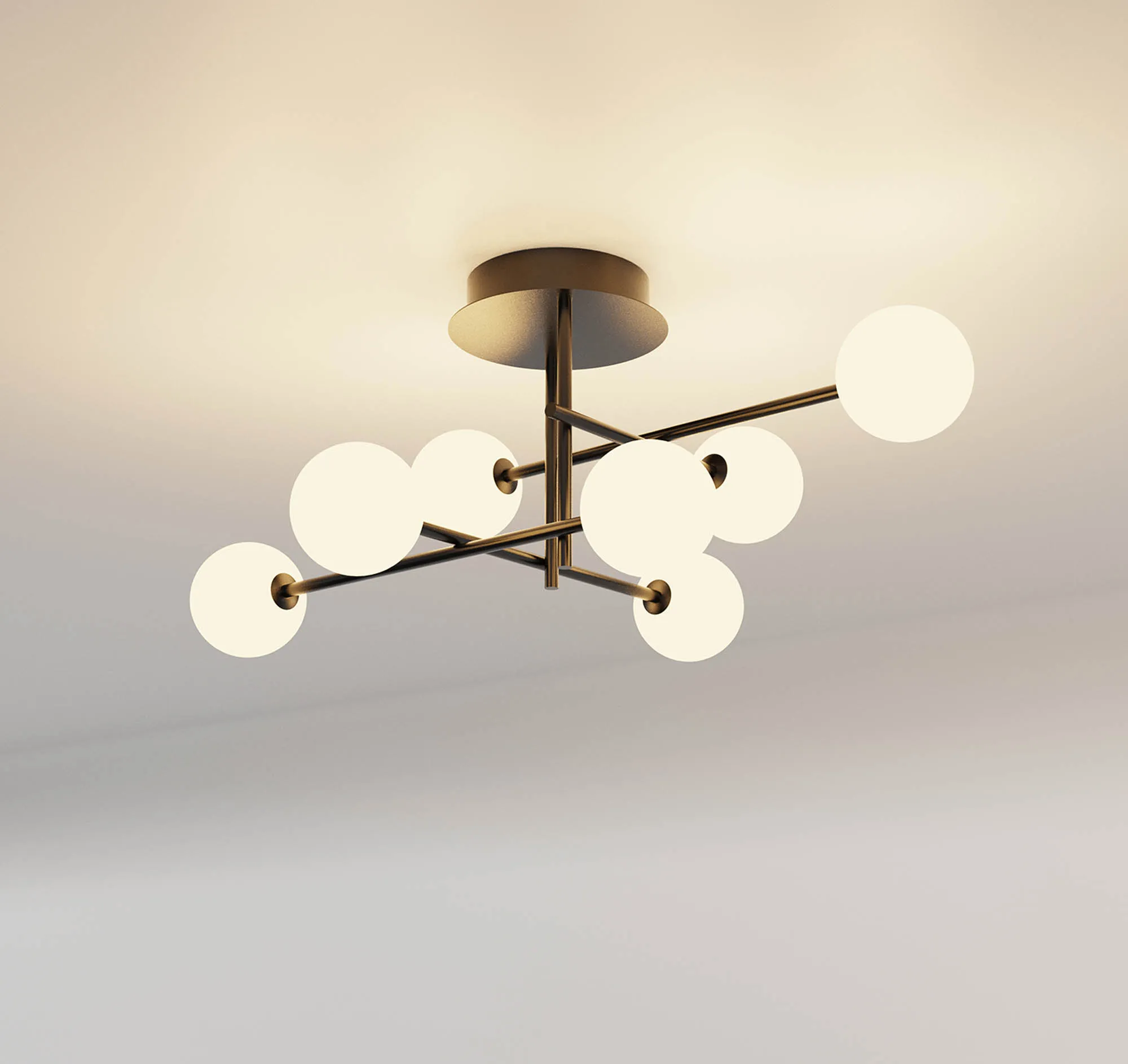 Cellar 4000K Ceiling Lights Mantra Semi Flush Fittings